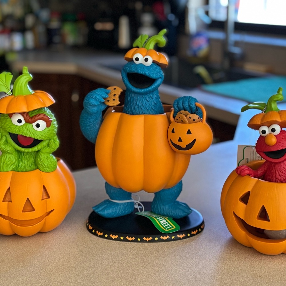 Sesame Street Halloween Figurines